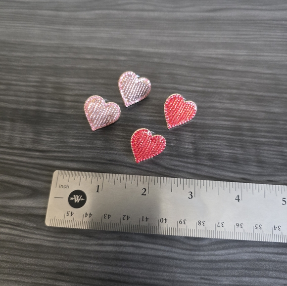 Sugarfix by Baublebar Beaded Heart Earrings - Picture 2 of 2